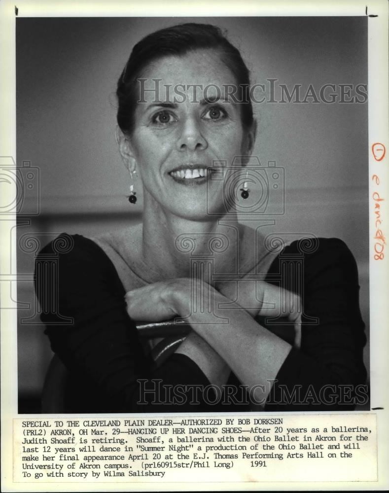 1991 Press Photo Judith Shoaff-ballet dancer - cvp98267 - Historic Images