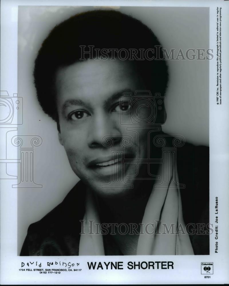 1987 Press Photo Wayne Shorter - cvp98274 - Historic Images