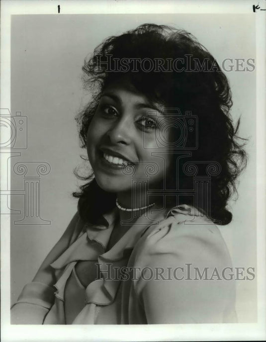 1985 Press Photo Janet Lynn Skinner, recording artist for Joy Records - Historic Images