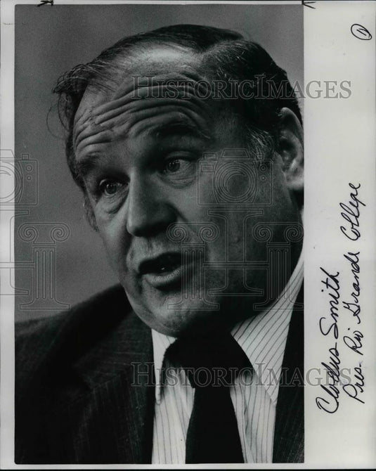 1984 Press Photo Clodus Smith, Pres. Rio Grande College - cvp98414 - Historic Images