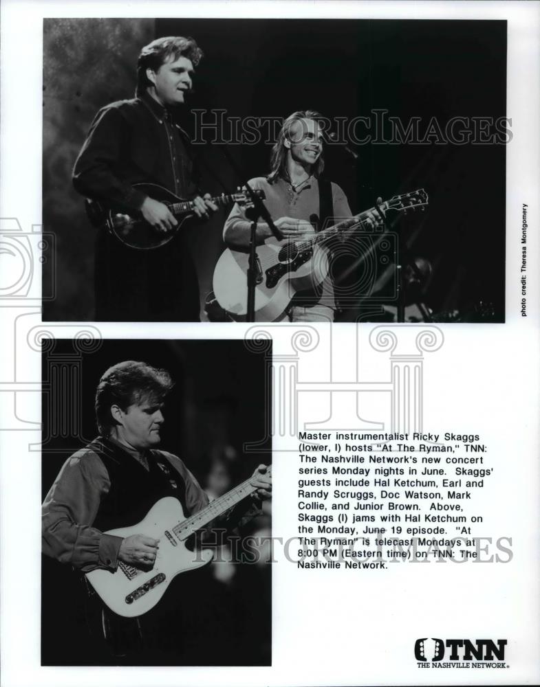 1995 Press Photo Master instrumentalist Ricky Skaggs - cvp98484 - Historic Images