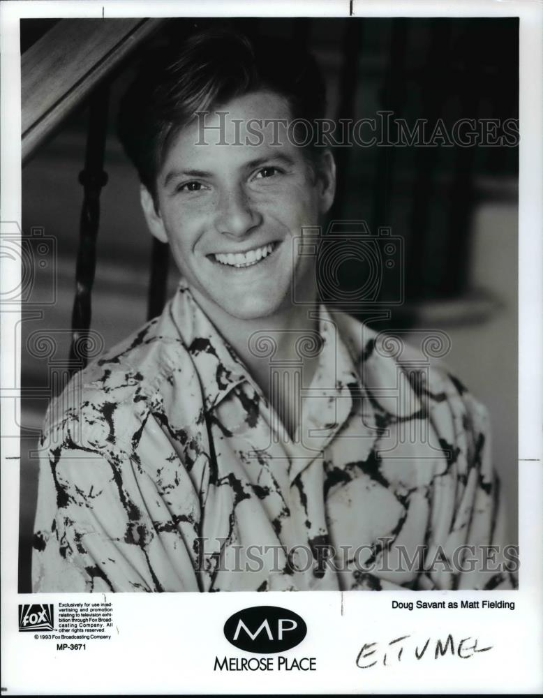 1994 Press Photo Doug Savant as Matt Fielding - cvp98500 - Historic Images