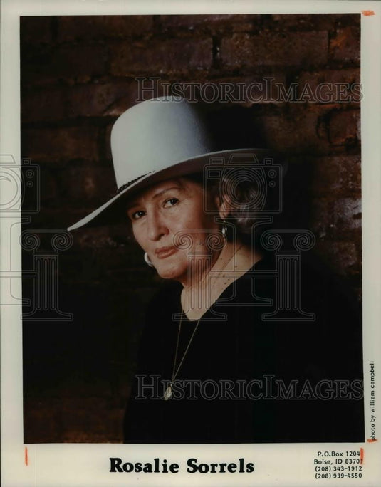 1999 Press Photo Rosalie Sorrels - cvp98591 - Historic Images