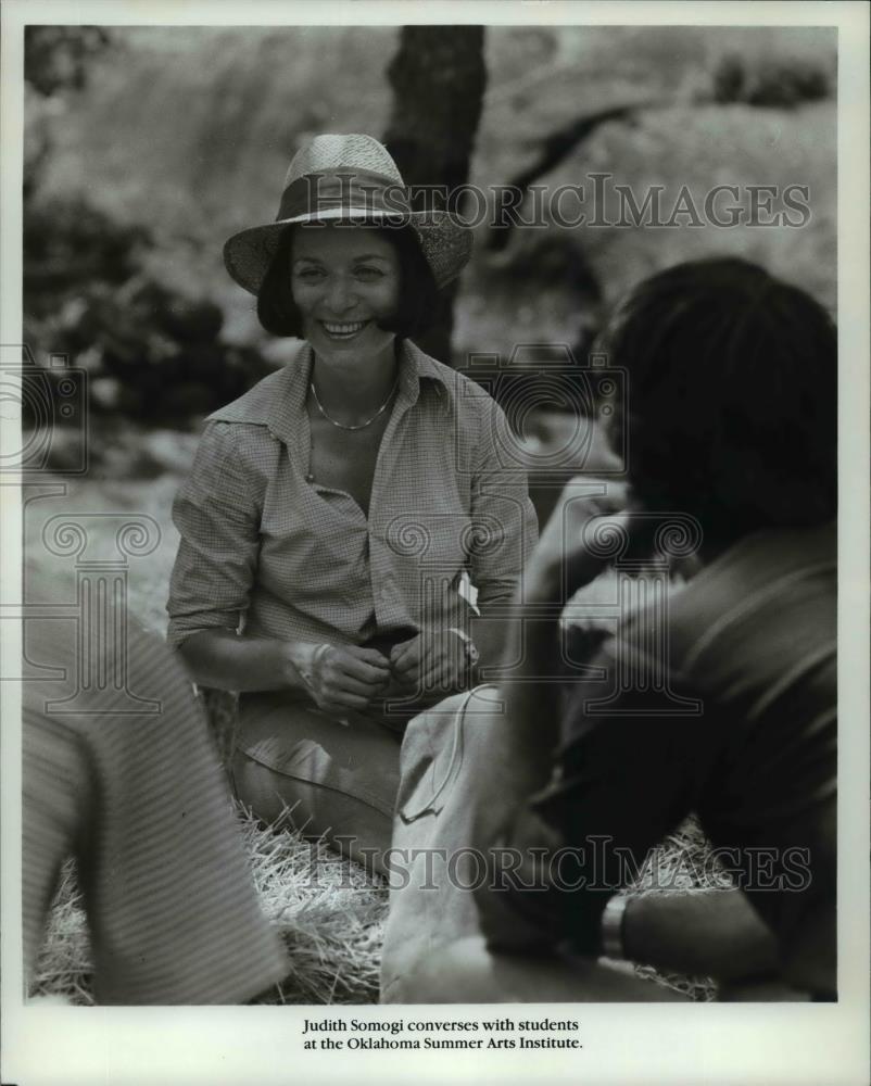 1981 Press Photo Judith Somogi, conductor, at the Oklahoma Summer Arts Institute - Historic Images