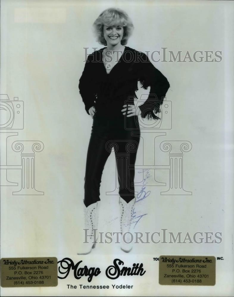1986 Press Photo Margo Smith-The Tennessee Yodeler - cvp98698 - Historic Images