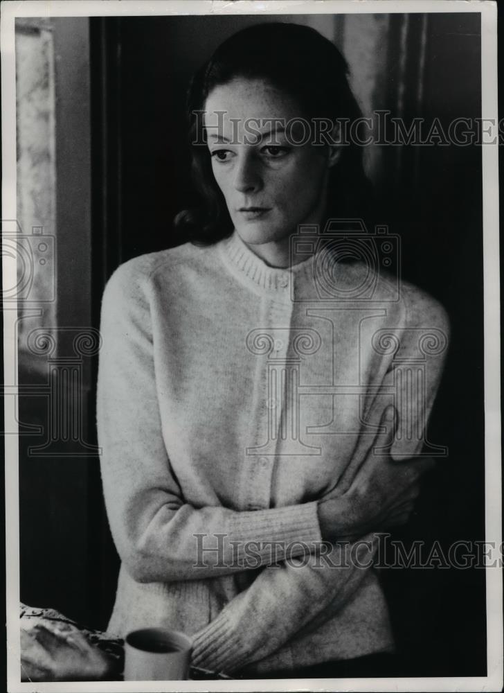 1971 Press Photo Maggie Smith in The Widower. - cvp98707 - Historic Images