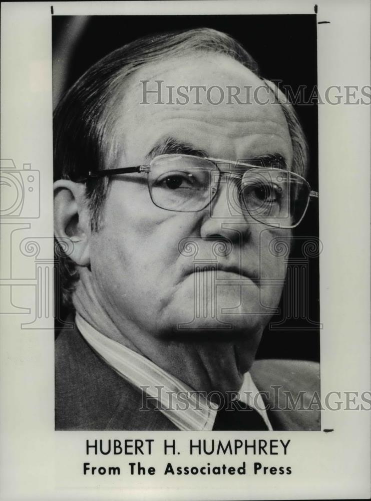 Press Photo Hubert Humphrey - cvp98727 - Historic Images