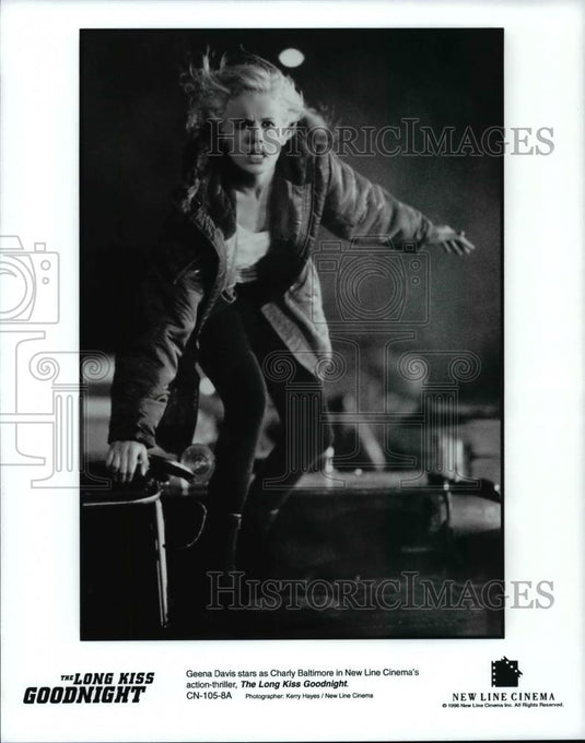 Press Photo The Long Kiss Goodnight-Geneva Davis - cvp98743 - Historic Images