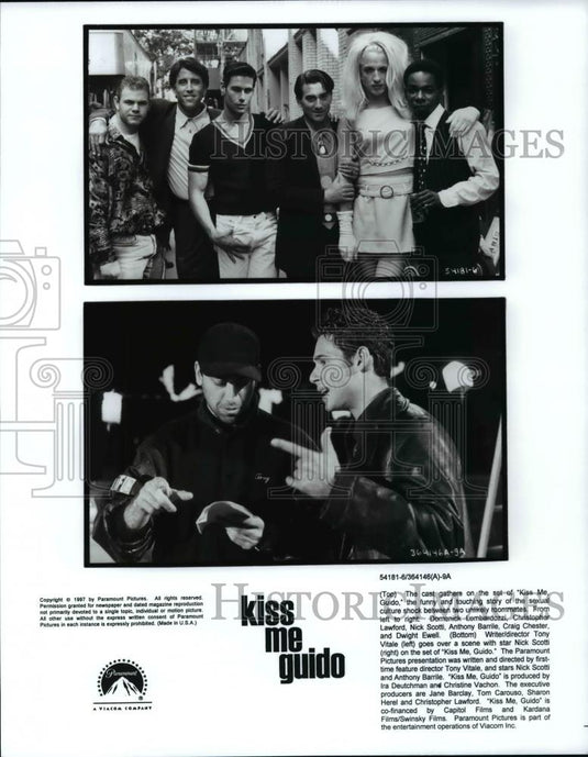 Press Photo Kiss Me Guido - cvp98751 - Historic Images