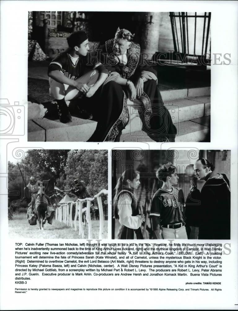 Press Photo Thomas Ian Nicholas & others in A Kid in King Arthur's Court - Historic Images