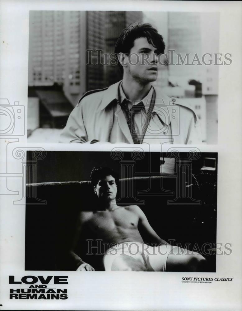 Press Photo Actor Cameron Bancroft stars at the movie Love and Human Remains - Historic Images