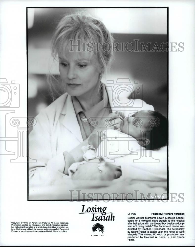 1995 Press Photo Jessica Lange stars at the movie Losing Isaiah - cvp98783 - Historic Images