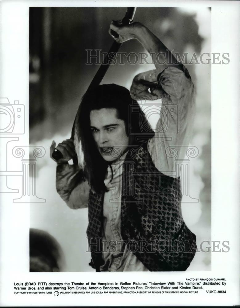 1994 Press Photo Brad Pitt in Interview with the Vampire. - cvp98821 - Historic Images
