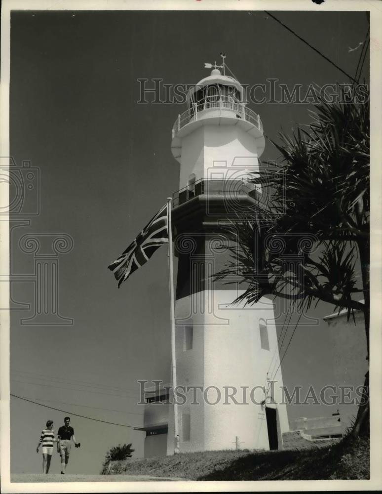 1981 Press Photo St David&#39;s Lighthouse Bermuda - cvp98856 - Historic Images