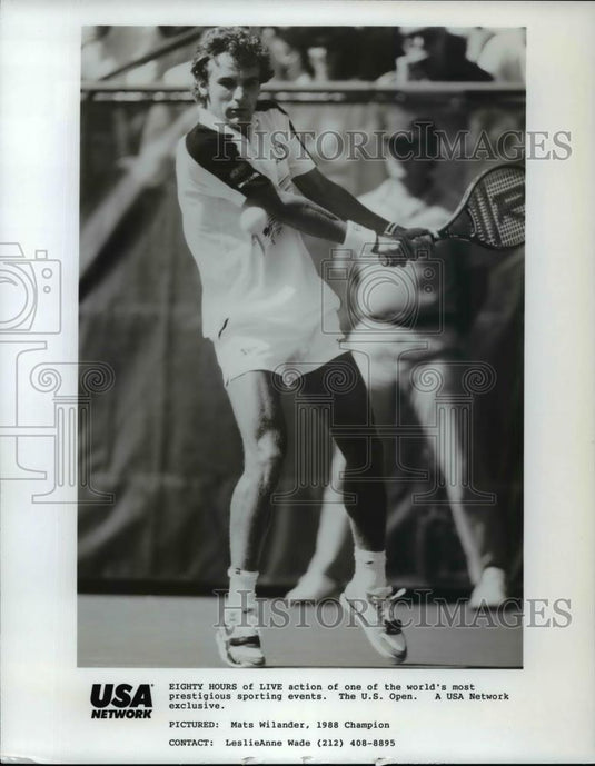 Press Photo The U.S. Open on the USA Network. - cvp98868 - Historic Images