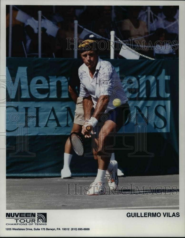 Press Photo Guillermo Vilas, professional tennis player. - cvp98870 - Historic Images