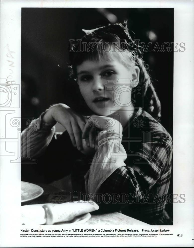1995 Press Photo Kristen Dunst-Little Women - cvp98885 - Historic Images