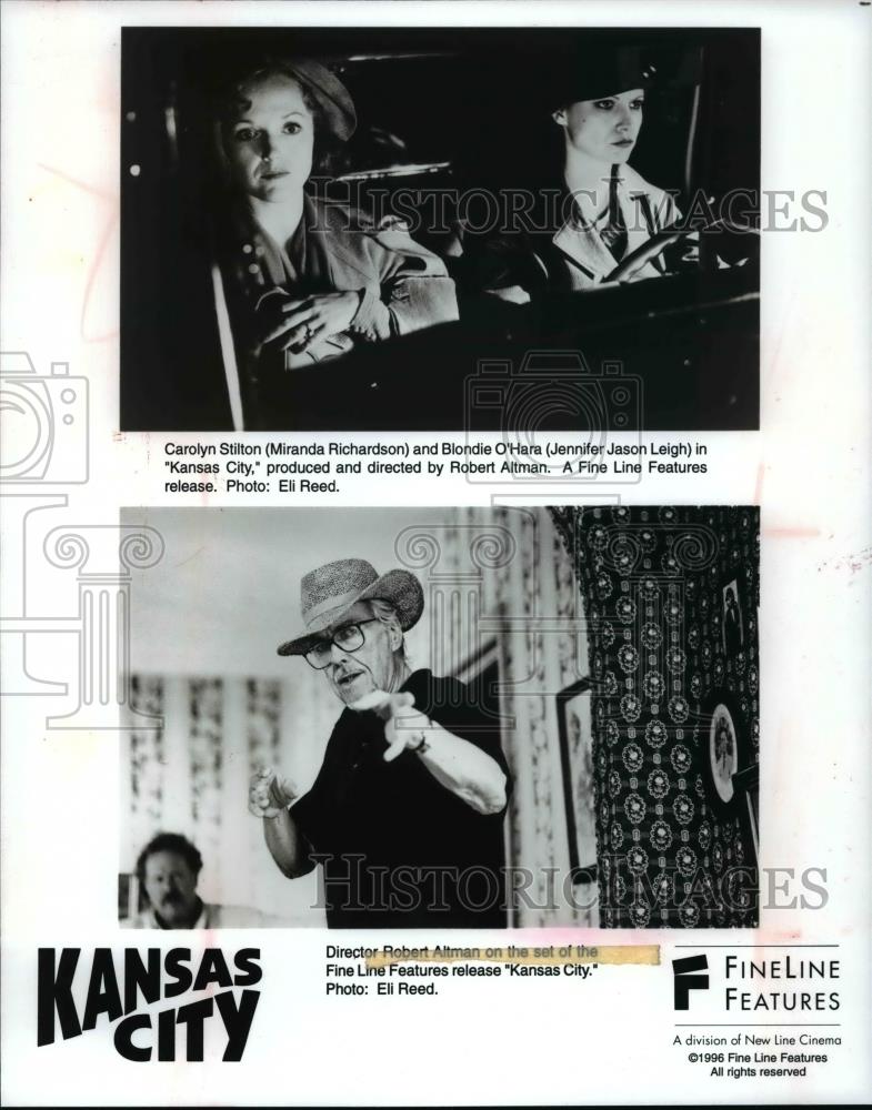 1996 Press Kansas City-Richardson, Jennifer Jason Leigh, Dir.Altman - cvp98891 - Historic Images