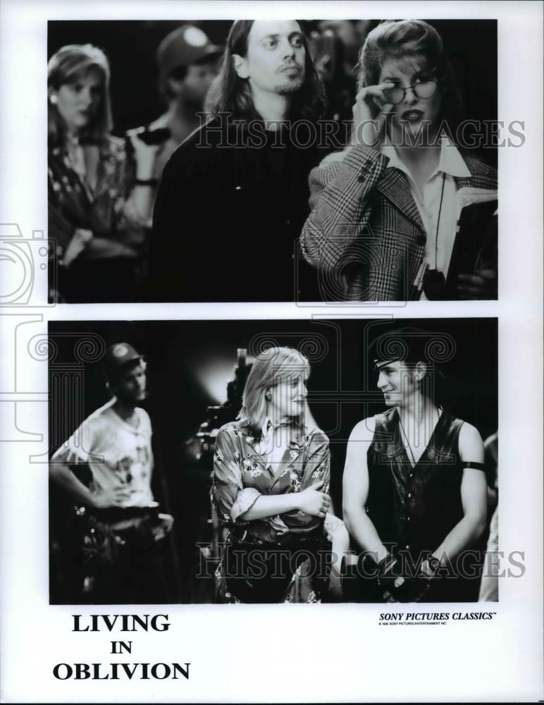 1995 Press Photo Steve Buscemi and Dermot Mulroney in Living in Oblivion. - Historic Images