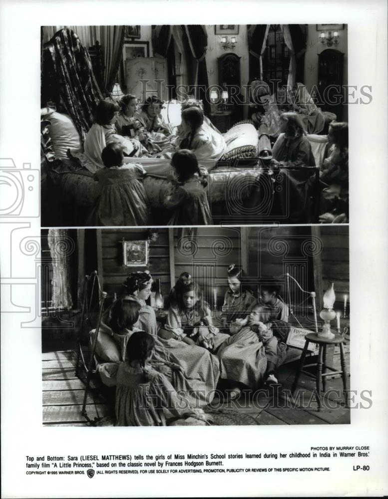 1995 Press Photo Liesel Matthews in A Little Princess. - cvp98901 - Historic Images