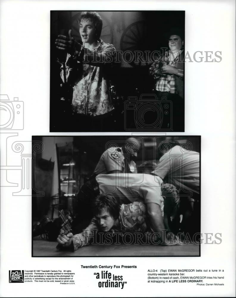 1997 Press Photo Ewan McGregor in A Life Less Ordinary. - cvp98906 - Historic Images