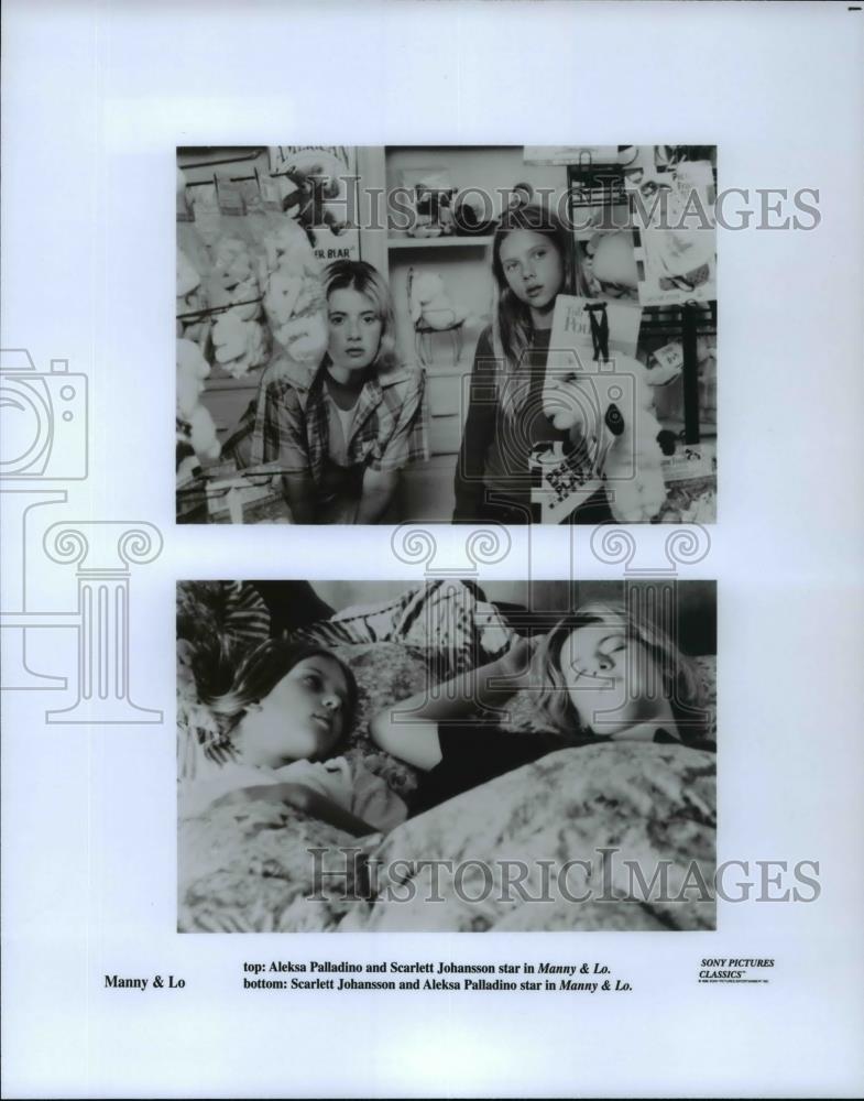 Press Photo Aleksa Palladino and Scarlett Johansson star in Manny & Lo - Historic Images