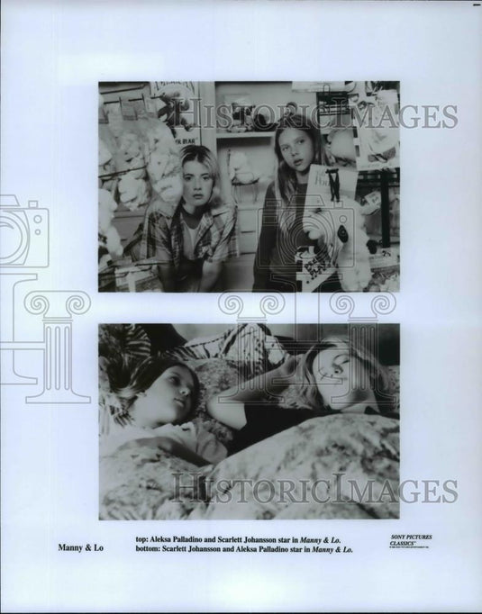 Press Photo Aleksa Palladino and Scarlett Johansson star in Manny & Lo - Historic Images
