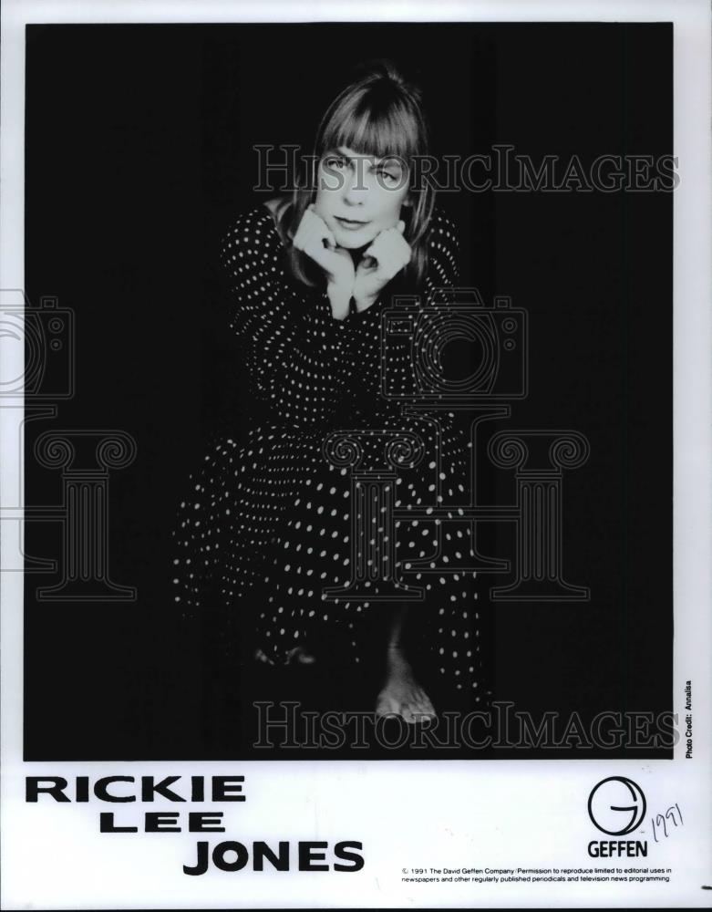 1991 Press Photo Ricki Lee Jones - cvp98952 - Historic Images