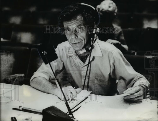 1982 Press Photo Thomas R. Skeleton is the lighting designer for Ohio Ballet - Historic Images