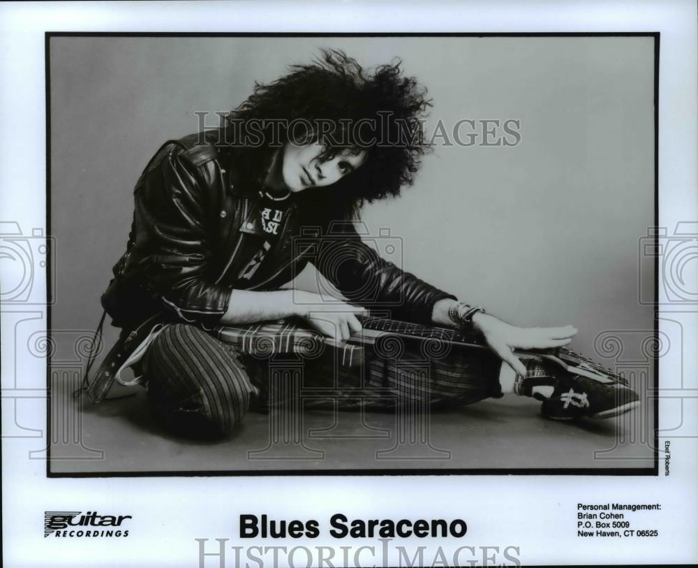 1990 Press Photo Blues Saraceno - cvp98982 - Historic Images