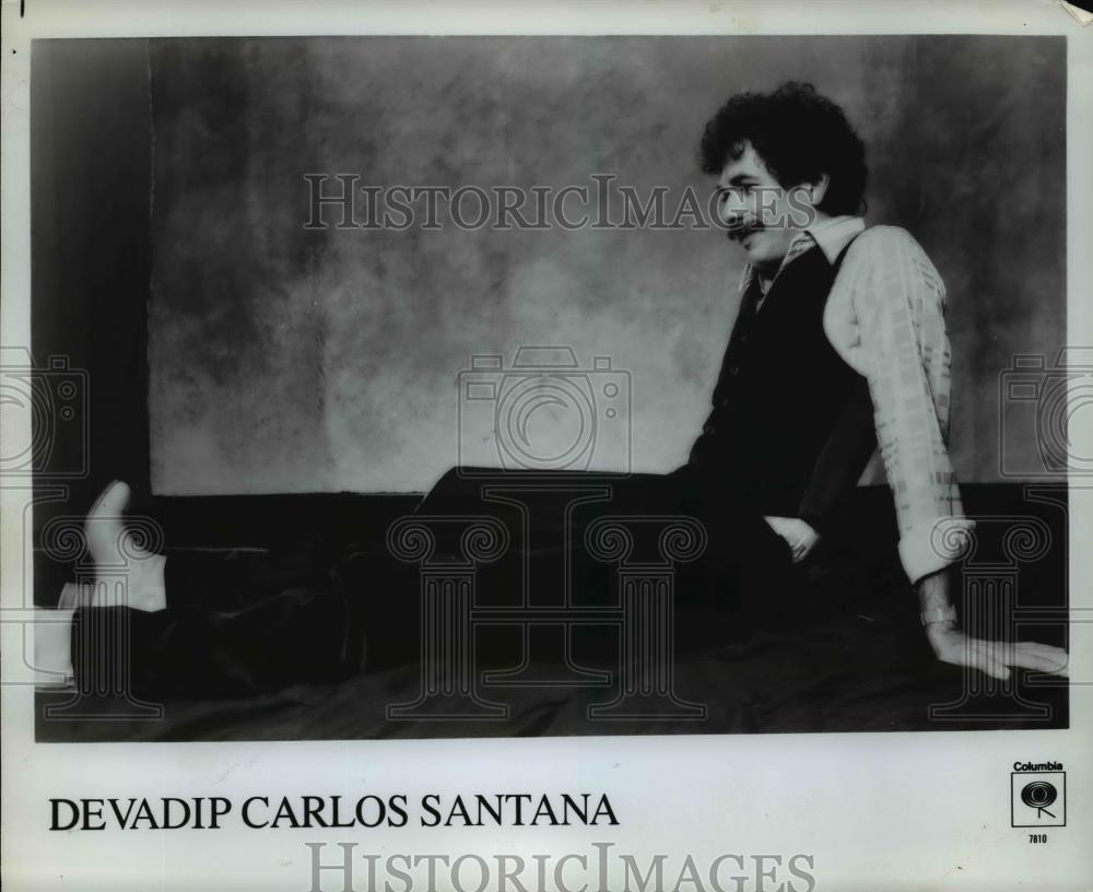 1984 Press Photo Devadip Carlos Santana - cvp98985 - Historic Images