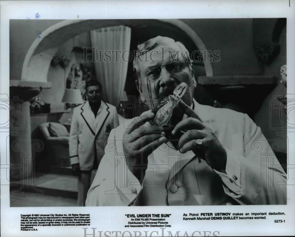 1982 Press Photo Peter Ustinov in Evil Under the Sun. - cvp99029 - Historic Images