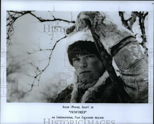 1989 Press Photo Mikkel Gaup in Pathfinder. - cvp99038 - Historic Images