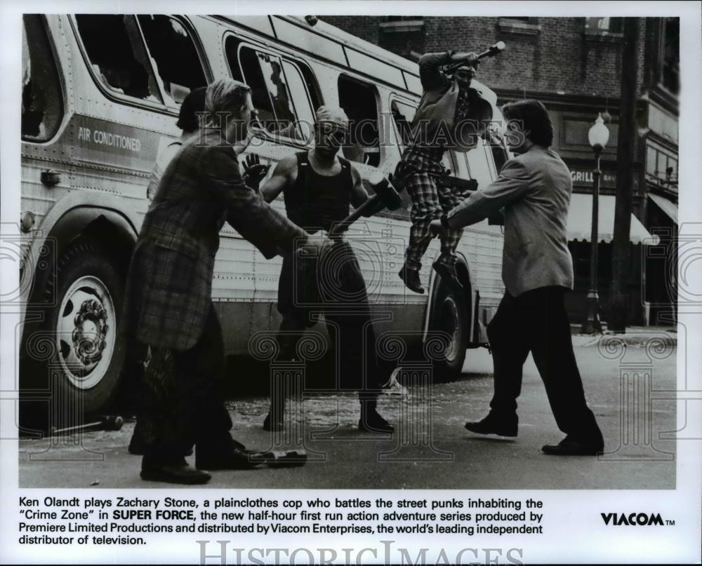 Press Photo Ken Olandt in Super Force. - cvp99049 - Historic Images