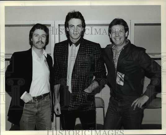1982 Press Photo Rick Springfield, Bob Travis - cvp99092 - Historic Images