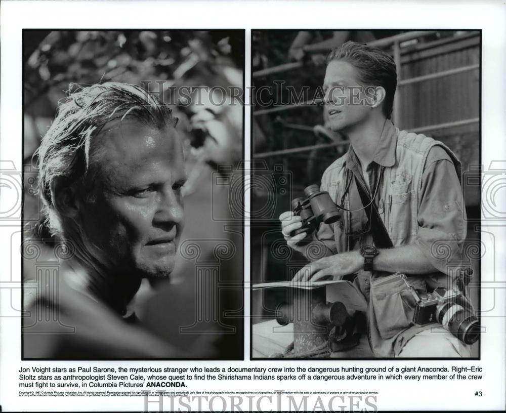 Press Photo Anaconda-John Voight and Eric Stoltz - cvp99117 - Historic Images