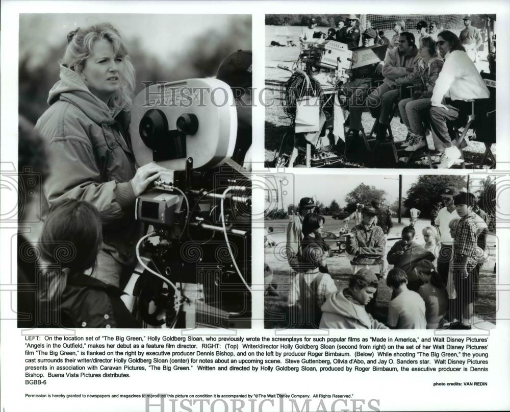 Press Photo The Big Green director Holly Goldberg Sloan on location - cvp99119 - Historic Images