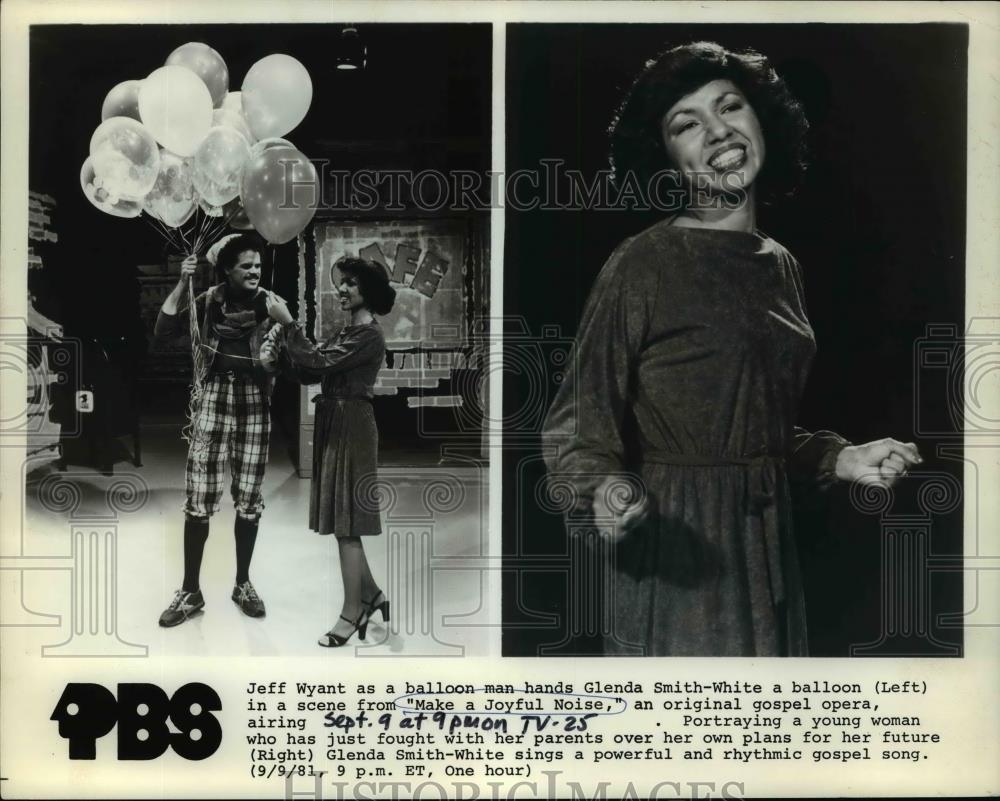 1984 Press Photo Glenda Smith and Jeff Wyant-Make A Joyful Noise - cvp99126 - Historic Images