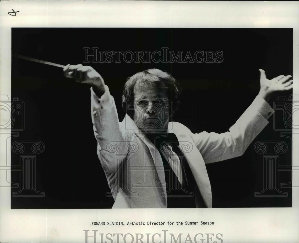 1979 Press Photo Leonard Slatkin-artistic director for the Summer Season - Historic Images