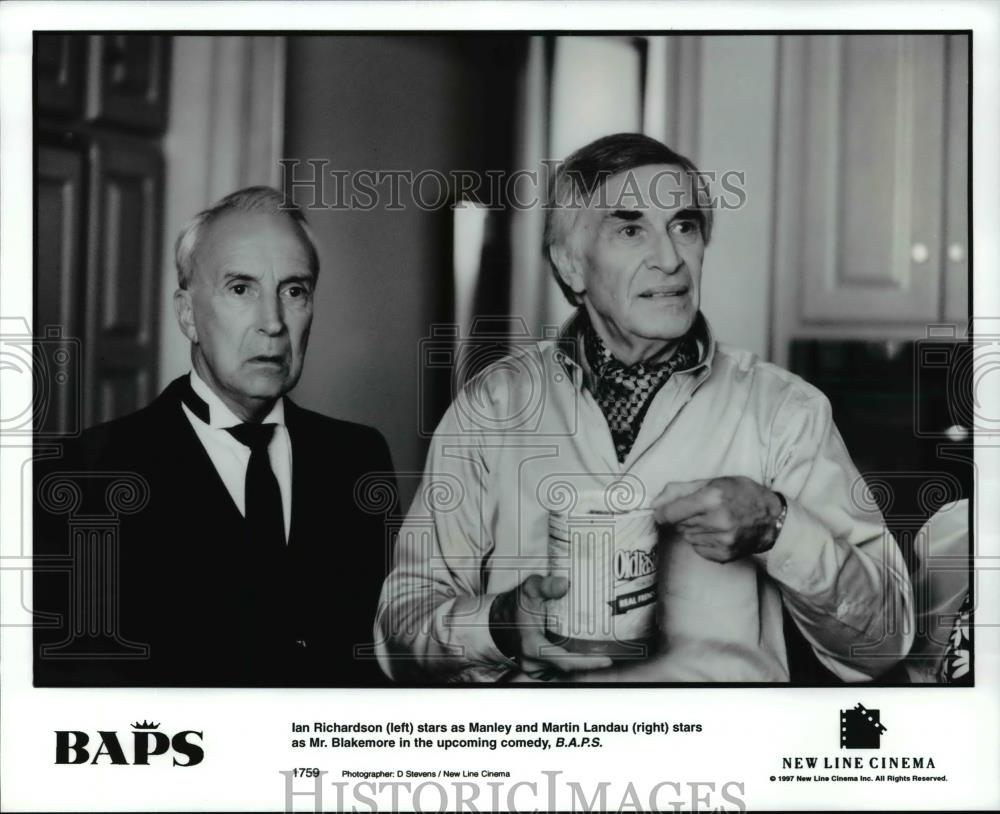 1997 Press Photo Ian Richardson and Martin Landau in B.A.P.S. - cvp99142 - Historic Images