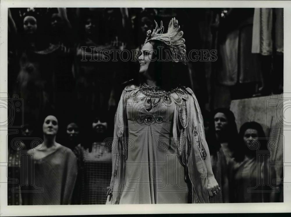 1973 Press Photo Carol Smith as Amneris. - cvp99147 - Historic Images