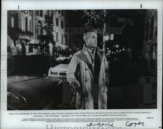 1982 Press Photo Roy Scheider in "Still of the Night." - cvp99185 - Historic Images