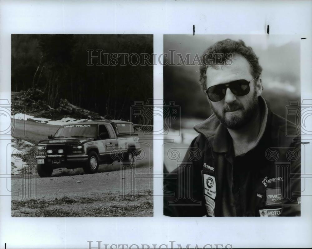 1989 Press Photo Garry Sowerby races the Odyssey 87 Pan American Challenge - Historic Images
