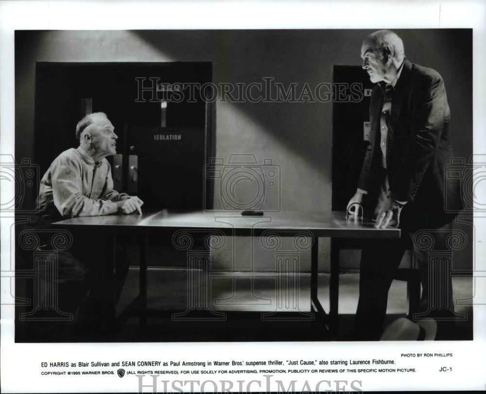 1995 Press Photo Ed Harris and Sean Connery in Just Cause. - cvp99277 - Historic Images