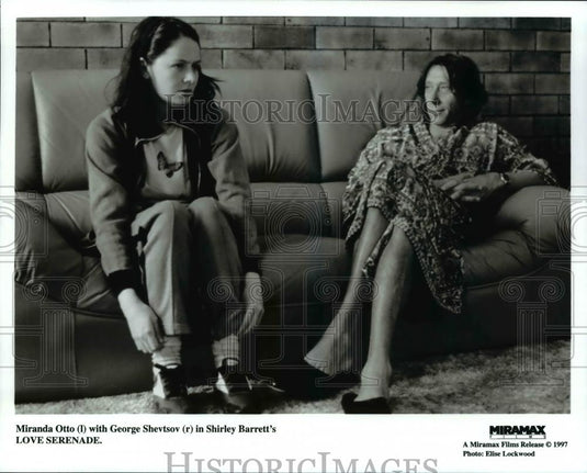 Press Photo Miranda Otto with George Shevtsov-Shirley Barrett's Love Serenade - Historic Images