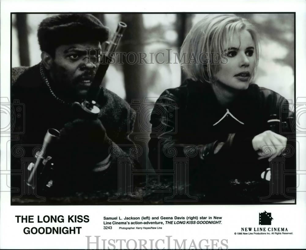 Press Photo The Long Kiss Goodnight-Samuel Jackson and Geena Davis - cvp99297 - Historic Images