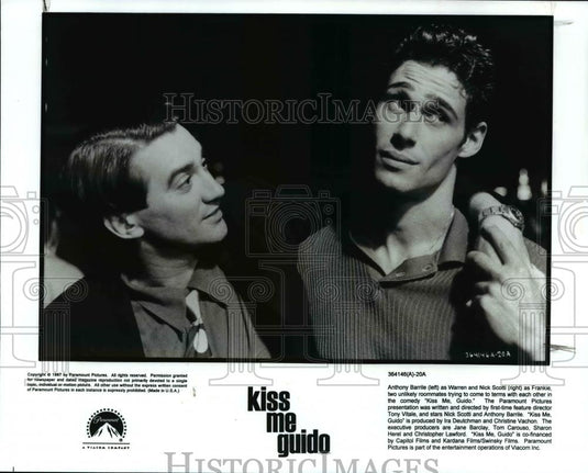 1997 Press Photo Kiss Me Guido-Anthony Barrie and Nick Scotti - cvp99305 - Historic Images