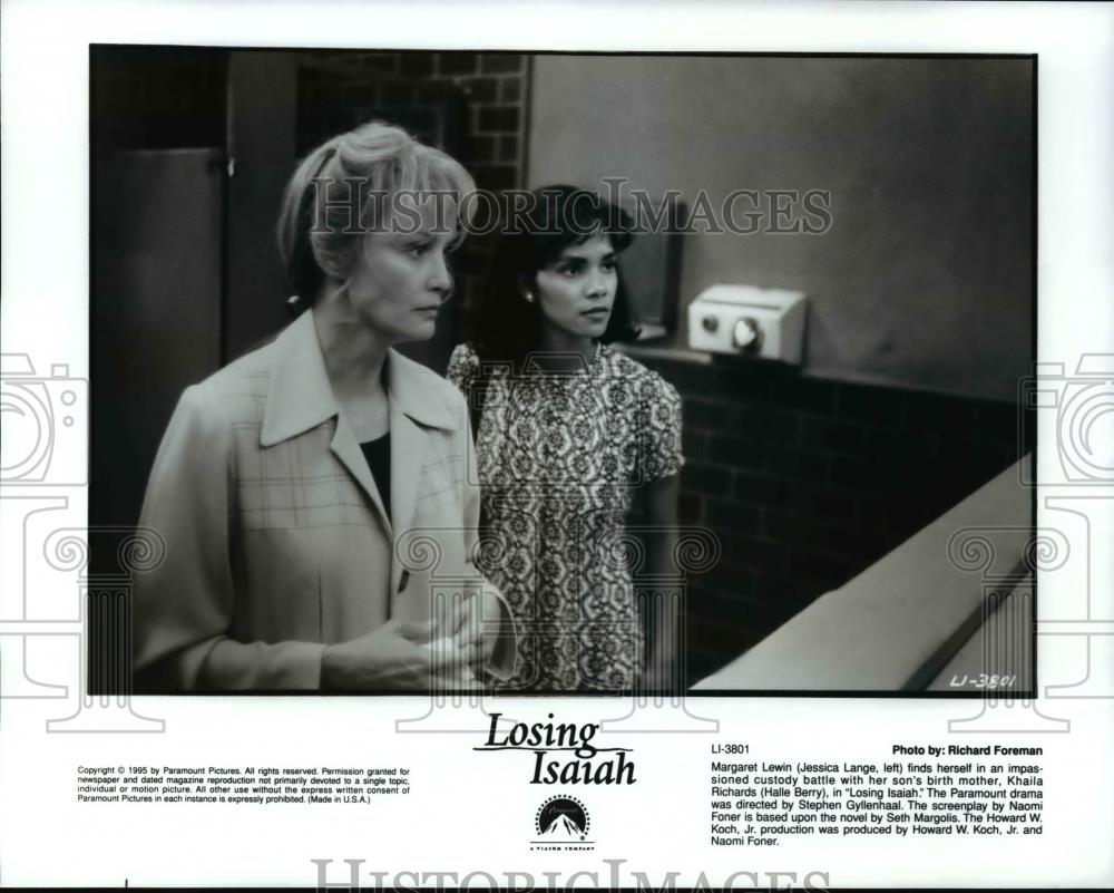 Press Photo Jessica Lange and Halle Berry in Losing Isaiah - cvp99324 - Historic Images