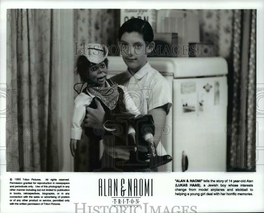 1983 Press Photo Lukas Haas in the movie "ALAN & NAOMI" - cvp99360 - Historic Images