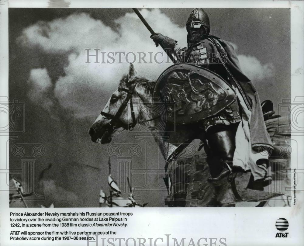 1987 Press Photo Prince Alexander Nevsky movie, 1938 - cvp99373 - Historic Images